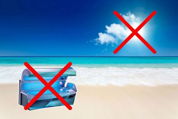 Bronzage avec varices